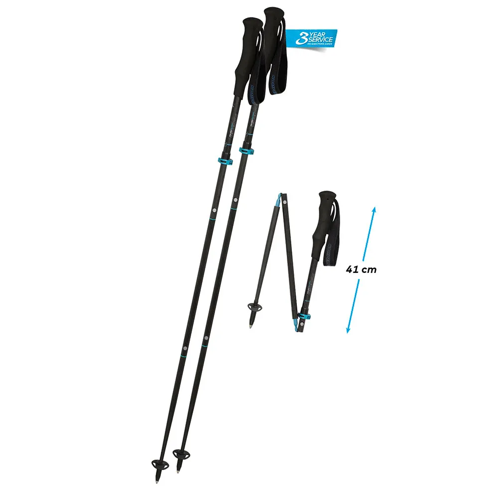 Komperdell Carbon Fxp.4 Trail Ultralight Vario Spaserstokker, 115-135cm