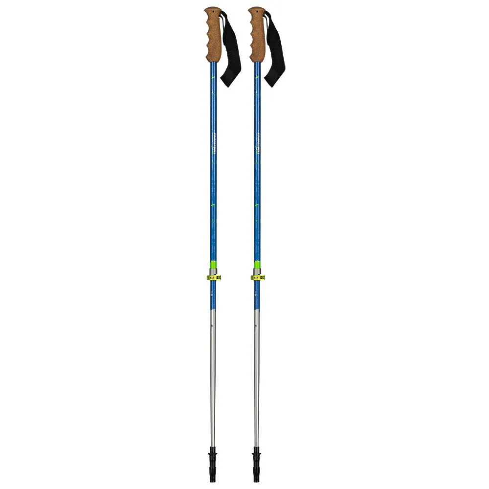 Komperdell Peak Hunter Powerlock Junior Staver, Grey / green / blue, 90-125cm Komperdell Peak Hunter Powerlock Junior Staver, Grey / green / blue, 90-125cm