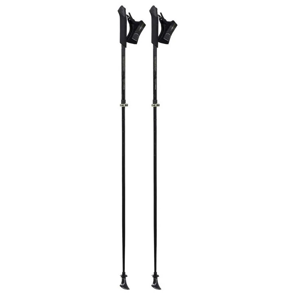 Komperdell Poniente Carbon Vario Spaserstokker, Black, 105-125cm Komperdell Poniente Carbon Vario Spaserstokker, Black, 105-125cm
