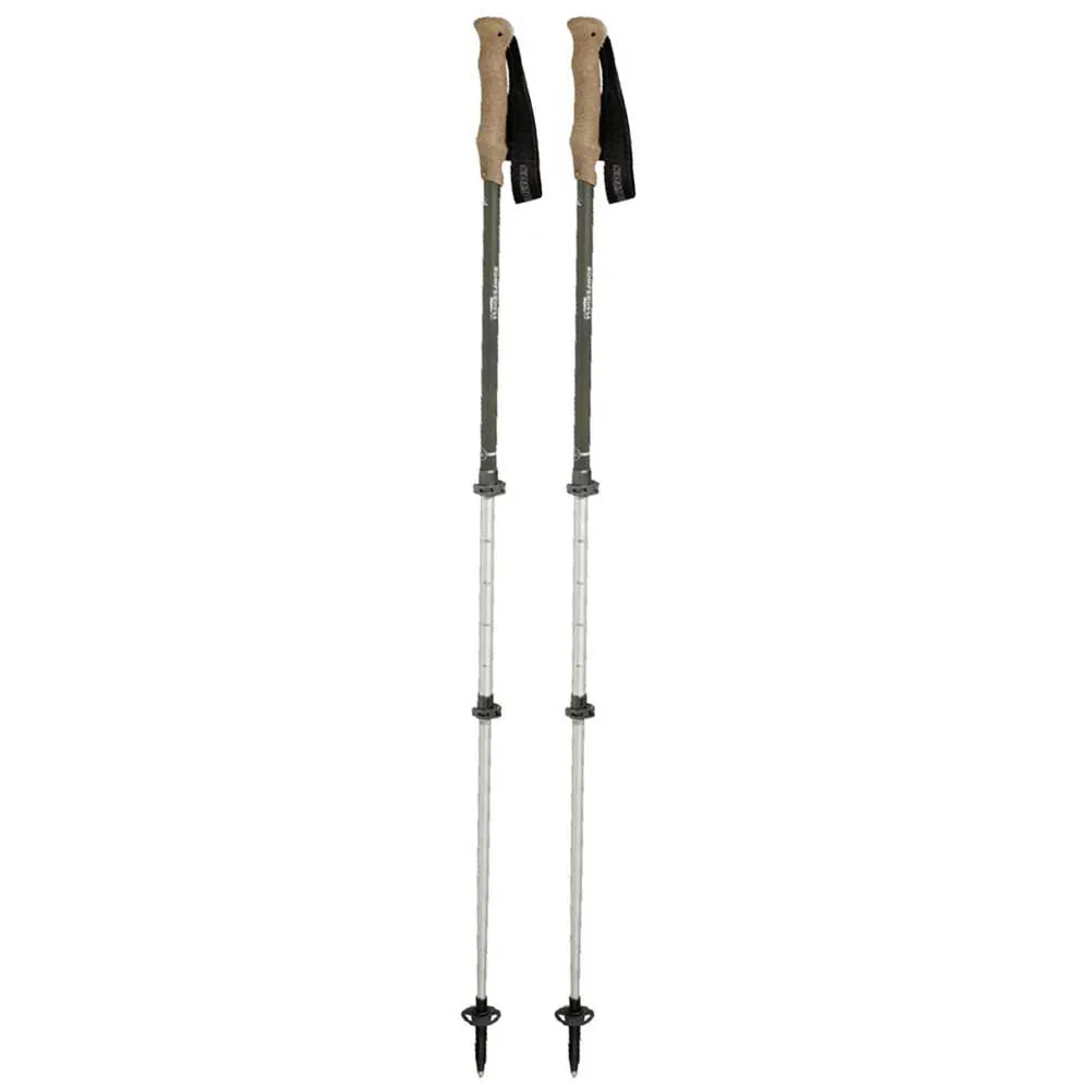 Komperdell Ridgehiker Cork Powerlock Spaserstokker, Black, One Size