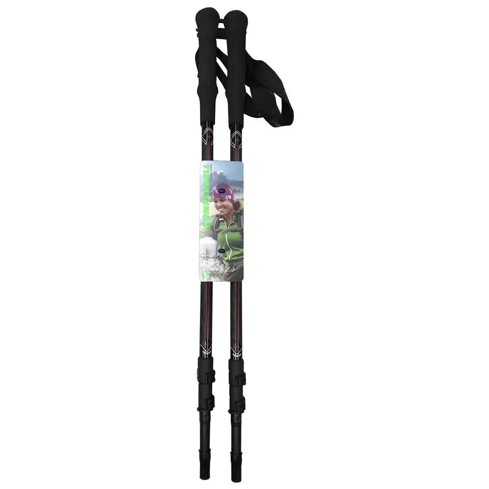 Komperdell Summit Carbon Powerlock Spaserstokker, Black, 110-140cm Komperdell Summit Carbon Powerlock Spaserstokker, Black, 110-140cm
