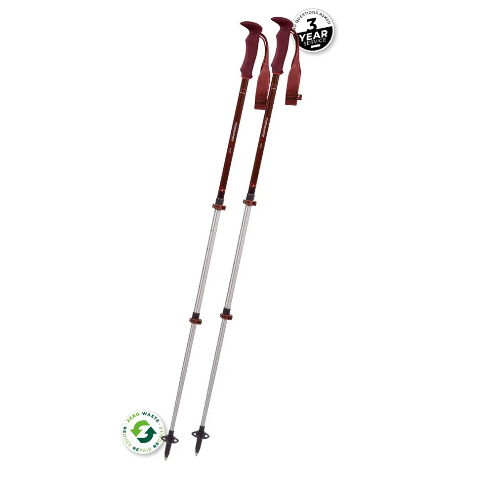 Komperdell Trailmaster Zero Compact Spaserstokker, 105-140cm
