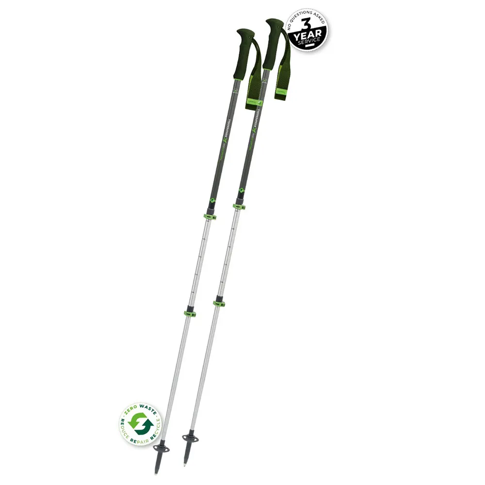 Komperdell Trailmaster Zero Spaserstokker, 105-140cm