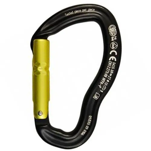 Kong Ergo Dyneema Quickdraw, Black / yellow, One Size