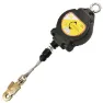 Kong Fallblokk Med Selvtrekkende Line Falldemperline, Black, 15m