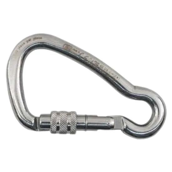 Kong Harness Kl Skrukarabin, Silver, 120mm
