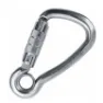 Kong Vridbar Karabinkrok Med øye 120 Mm, Silver, One Size
