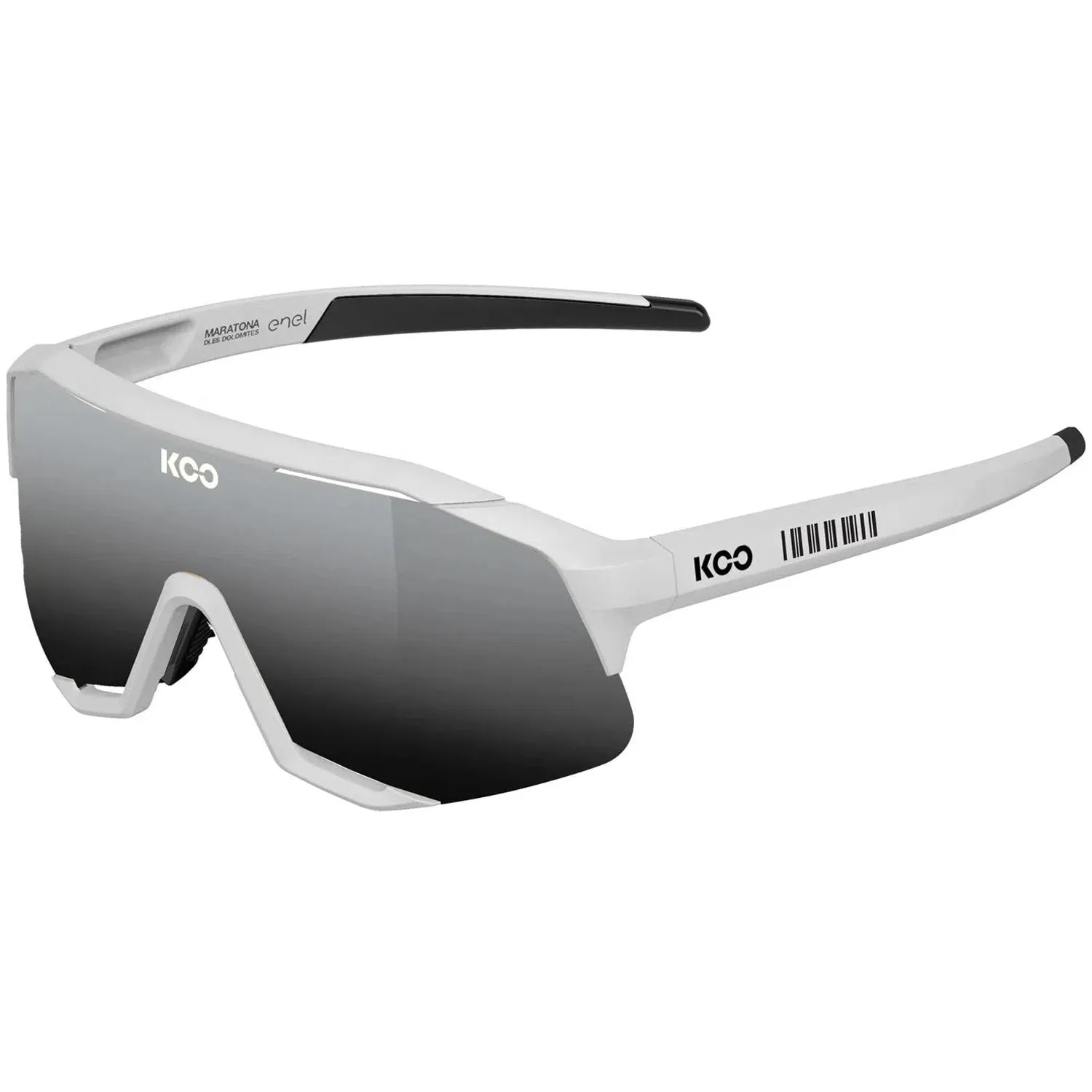 KOO Eyewear Demos Maratona Dles Dolomites Silver Gradient MR, White matt KOO Eyewear Demos Maratona Dles Dolomites Silver Gradient MR, White matt