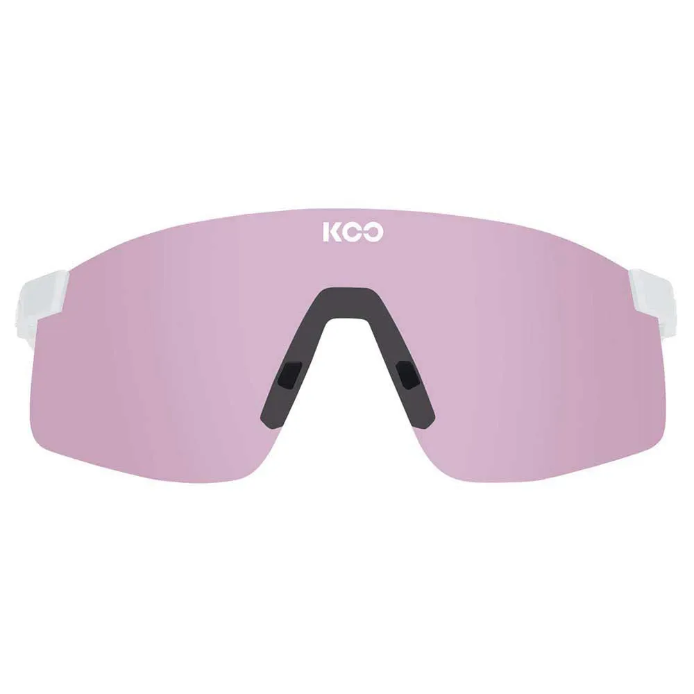 KOO Foto Kromatiske Solbriller, White matt, Photochromic Pink Mirror/CAT1-3 KOO Foto Kromatiske Solbriller, White matt, Photochromic Pink Mirror/CAT1-3