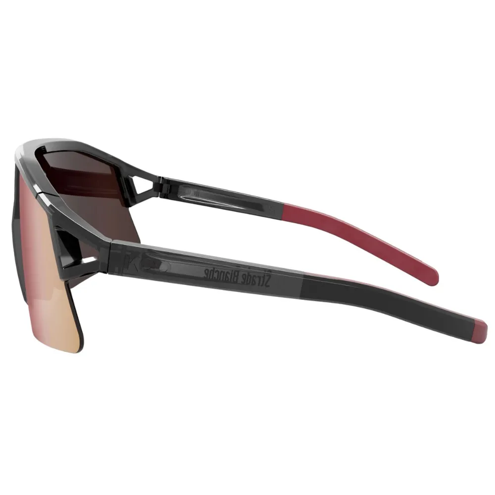 KOO Strade Bianche Solbriller, Hype black, Siena Red Mirror/CAT2 KOO Strade Bianche Solbriller, Hype black, Siena Red Mirror/CAT2