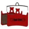 Kool-Stop D-586 Hope Tech 3/e4/stealth Race E4/mono/tech M4/rx4/sr Organiske Skivebremseklosser, Red / silver, One Size