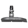 Kool-Stop Supra 2 E-bike Komplette Felgbremseklosser, Black / silver, One Size