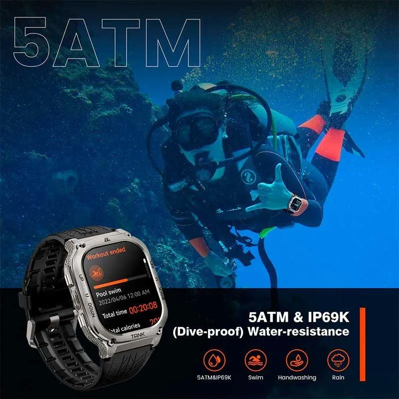Kospet Tank M3 Smartklokke