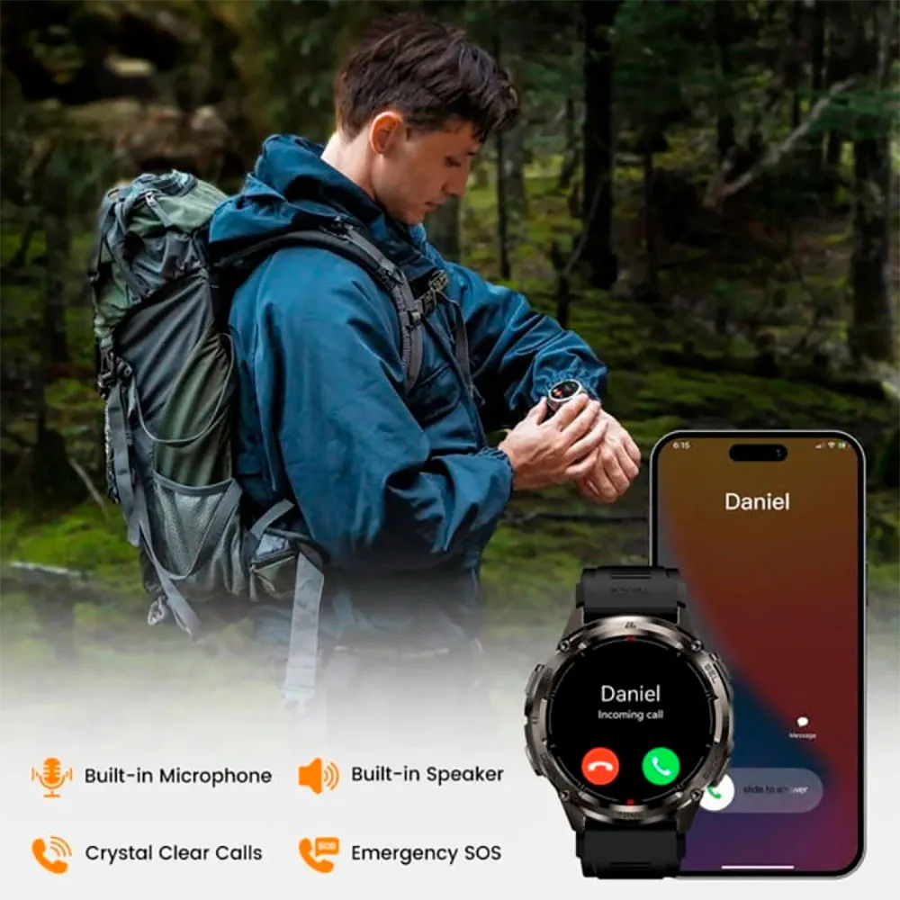 Kospet Tank T3 Ultra 2 Special Smartklokke, Silver