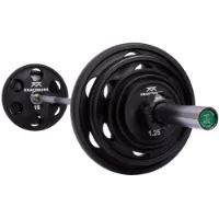 Kraftmark Liten Pakke – 87,5 kg, Vektstangsett PU Kraftmark Liten Pakke – 87,5 kg, Vektstangsett PU