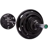 Kraftmark Stor Pakke – 127,5 kg, Vektstangsett PU Kraftmark Stor Pakke – 127,5 kg, Vektstangsett PU
