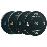 Kraftmark Vektsett 50 mm - Bumpers 2.0 - 100kg, Vektpakke bumper