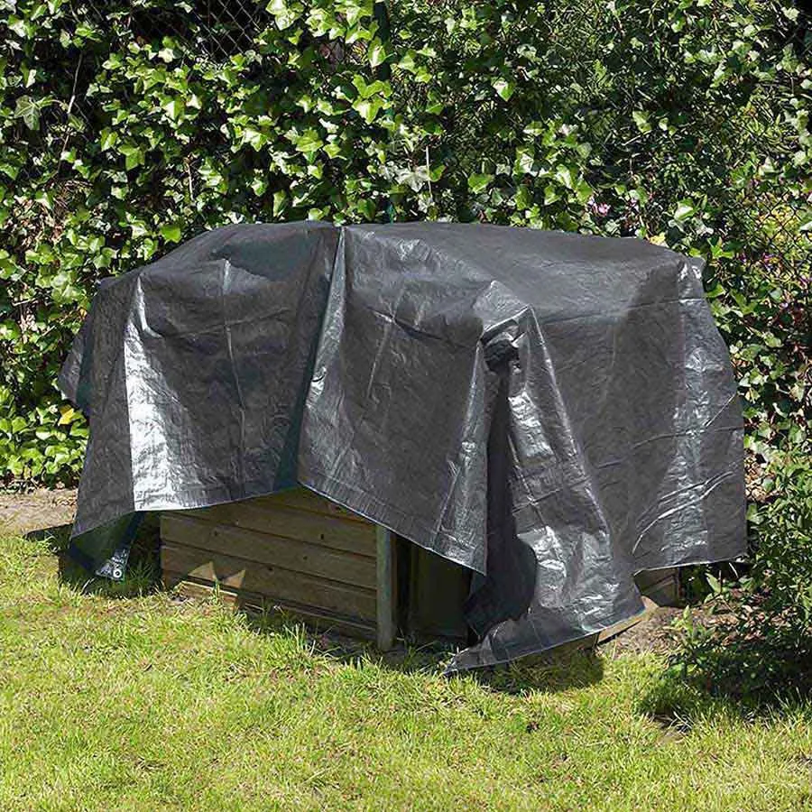 Kreator 5x8 M 240g/m2/m2 Markise Til Uteplass unisex, Black, One Size