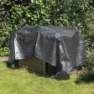 Kreator 5x8 M 240g/m2/m2 Markise Til Uteplass unisex, Black, One Size