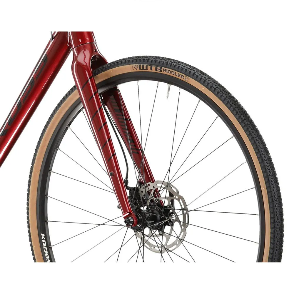 Kross Esker 2.0 Advent X 2023 Grussykkel, Ruby / black, Gravel sykkel Kross Esker 2.0 Advent X 2023 Grussykkel, Ruby / black, Gravel sykkel