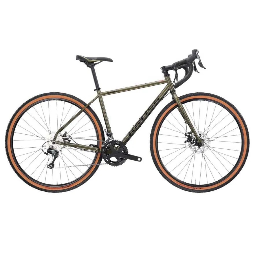 Kross Esker 4.0 700 Grx Rx400 2024 Grussykkel, Green, Gravel sykkel Kross Esker 4.0 700 Grx Rx400 2024 Grussykkel, Green, Gravel sykkel
