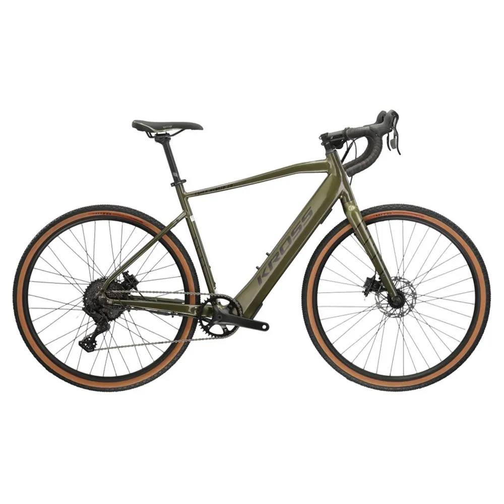 Kross Esker Hybrid 2.0 700 Microshift Advent M6205 2023 Elektrisk Grussykkel, Elsykkel