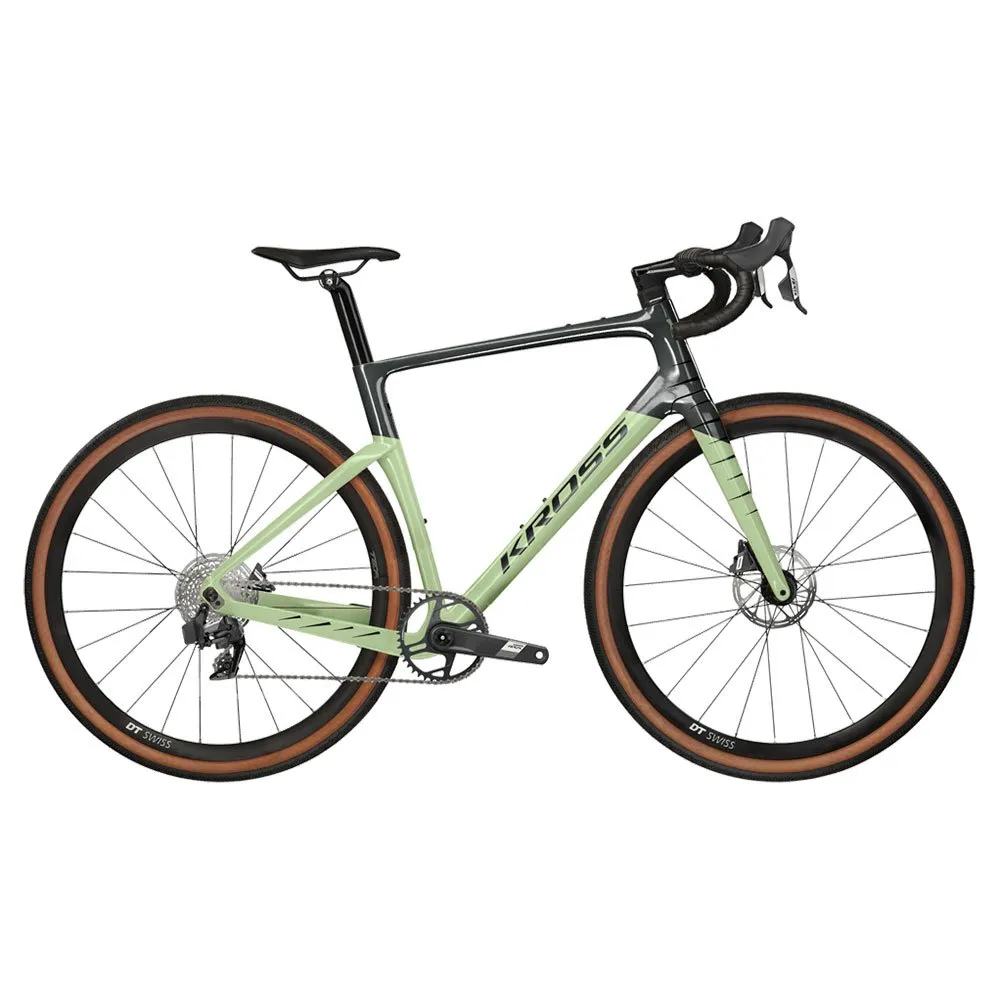 Kross Esker Rs 2.0 700 Apex Xplr Axs 2024 Grussykkel, Grey, L
