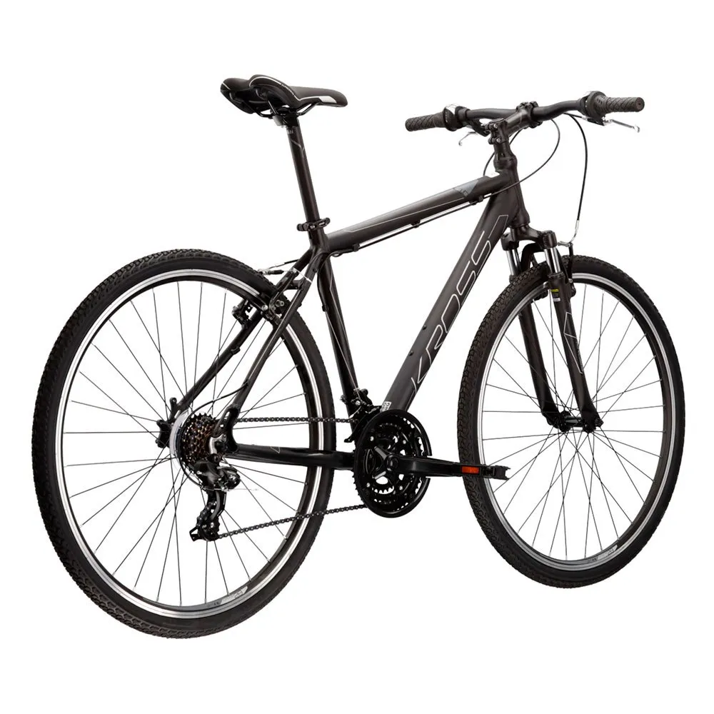 Kross Evado 1.0 28´´ Sykkel, Black / graphite, L, Hybridsykkel