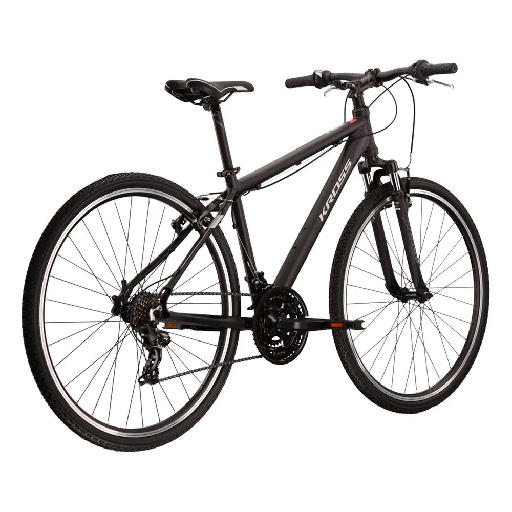 Kross Evado 1.0 28´´ Sykkel, Black / graphite, L, Hybridsykkel