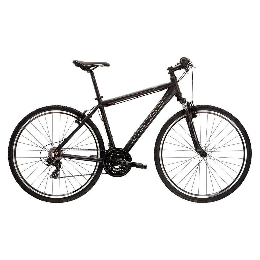 Kross Evado 1.0 28´´ Sykkel, Black / graphite, L, Hybridsykkel