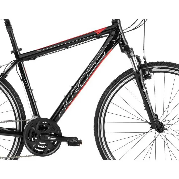 Kross Evado 3.0 28´´ Sykkel, Black / red, M, Hybridsykkel Kross Evado 3.0 28´´ Sykkel, Black / red, M, Hybridsykkel