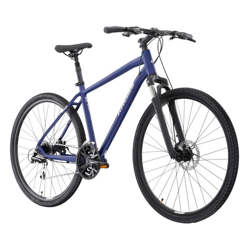 Kross Evado 3.0 700 Acera M360 2024 Sykkel, Navy, M, Hybridsykkel Kross Evado 3.0 700 Acera M360 2024 Sykkel, Navy, M, Hybridsykkel