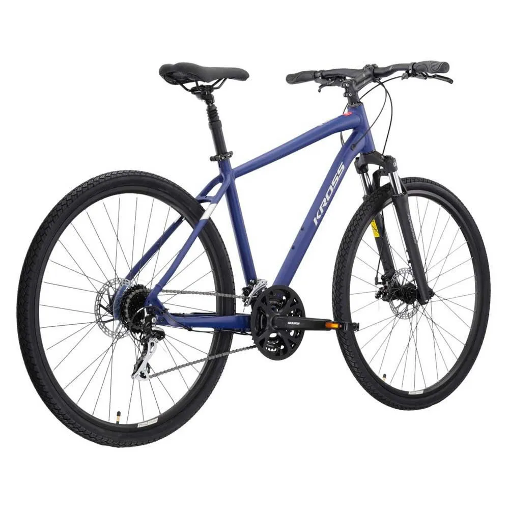 Kross Evado 3.0 700 Acera M360 2024 Sykkel, Navy, M, Hybridsykkel Kross Evado 3.0 700 Acera M360 2024 Sykkel, Navy, M, Hybridsykkel