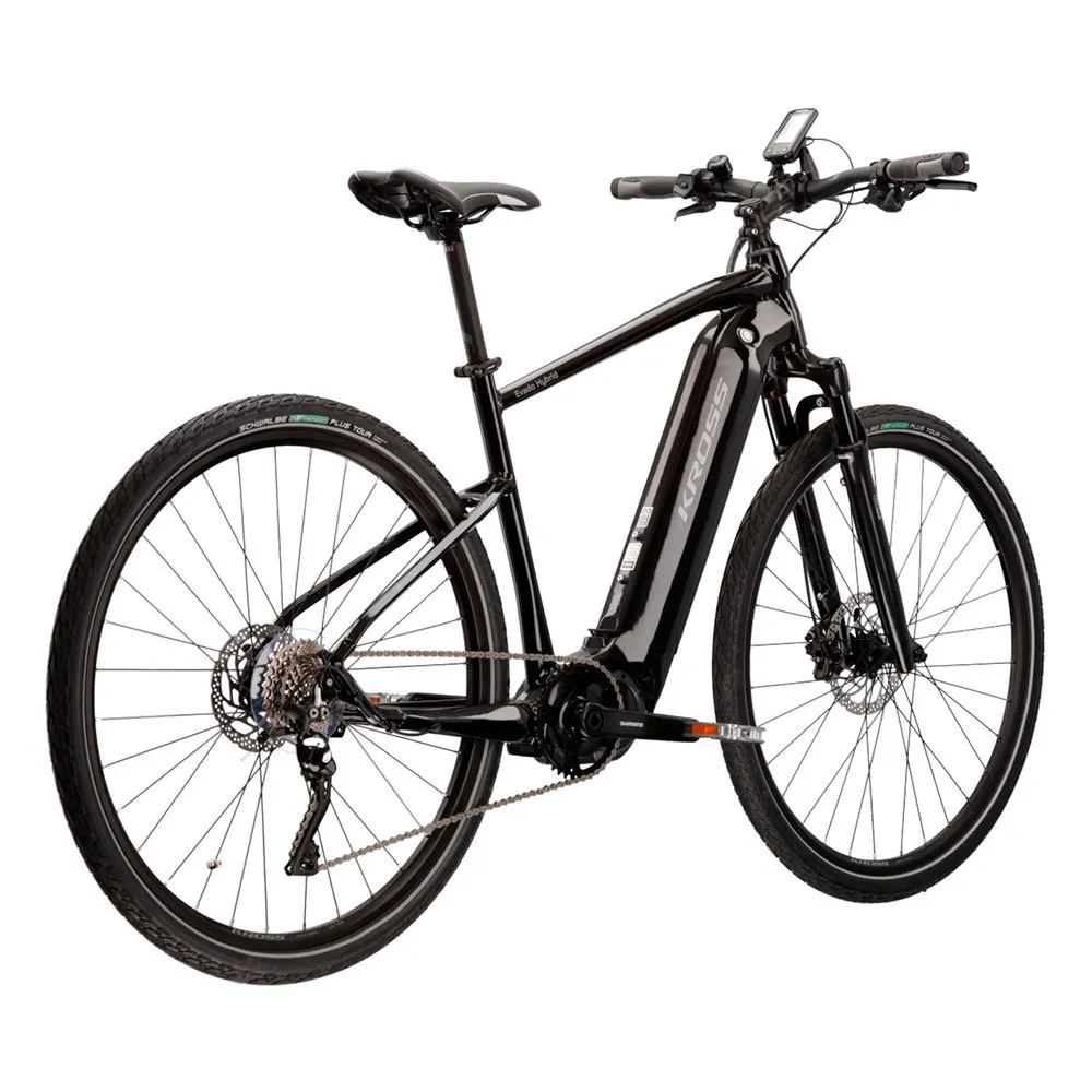 Kross Evado Hybrid 6.0 Elektrisk Sykkel, Black, L, 630Wh, Elsykkel Kross Evado Hybrid 6.0 Elektrisk Sykkel, Black, L, 630Wh, Elsykkel