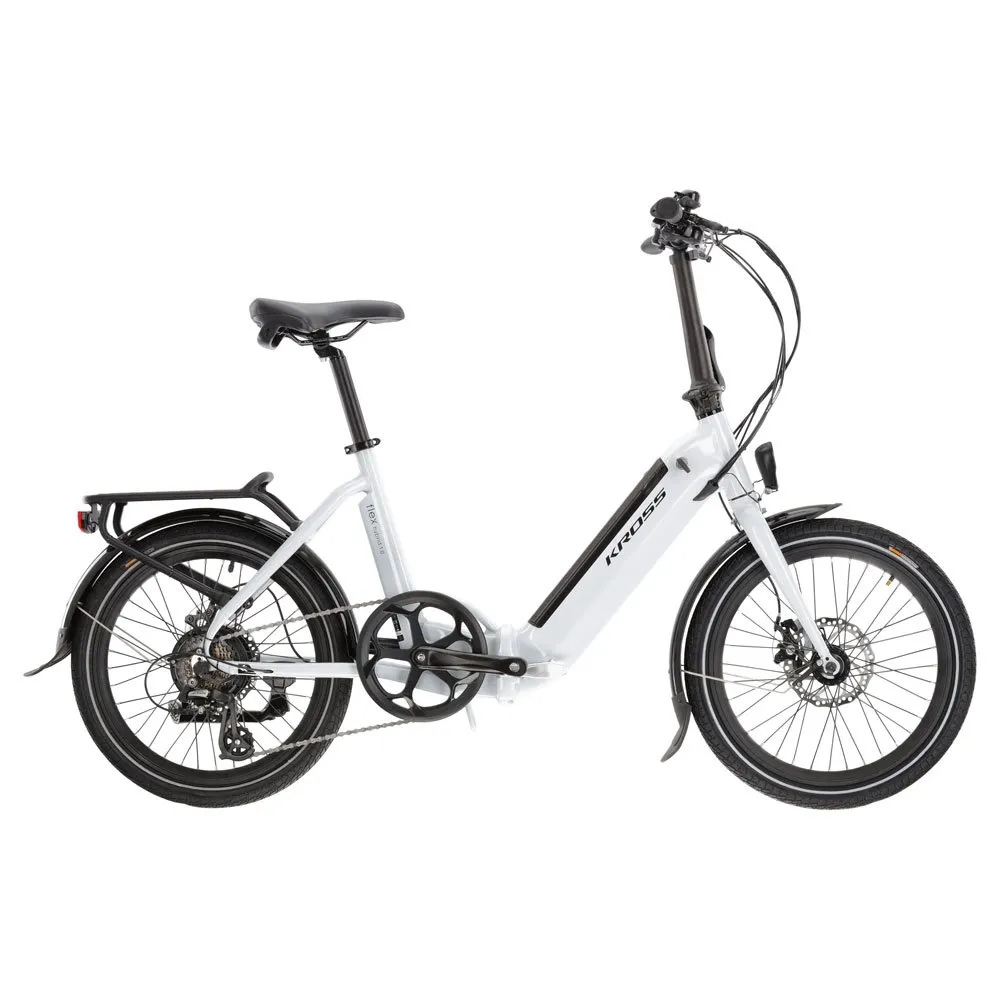 Kross Flex Hybrid 1.0 20´´ Altus M310 2023 Sammenleggbar Elsykkel, Grey, One Size, 367.2Wh