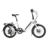 Kross Flex Hybrid 1.0 20´´ Altus M310 2023 Sammenleggbar Elsykkel, Grey, One Size, 367.2Wh