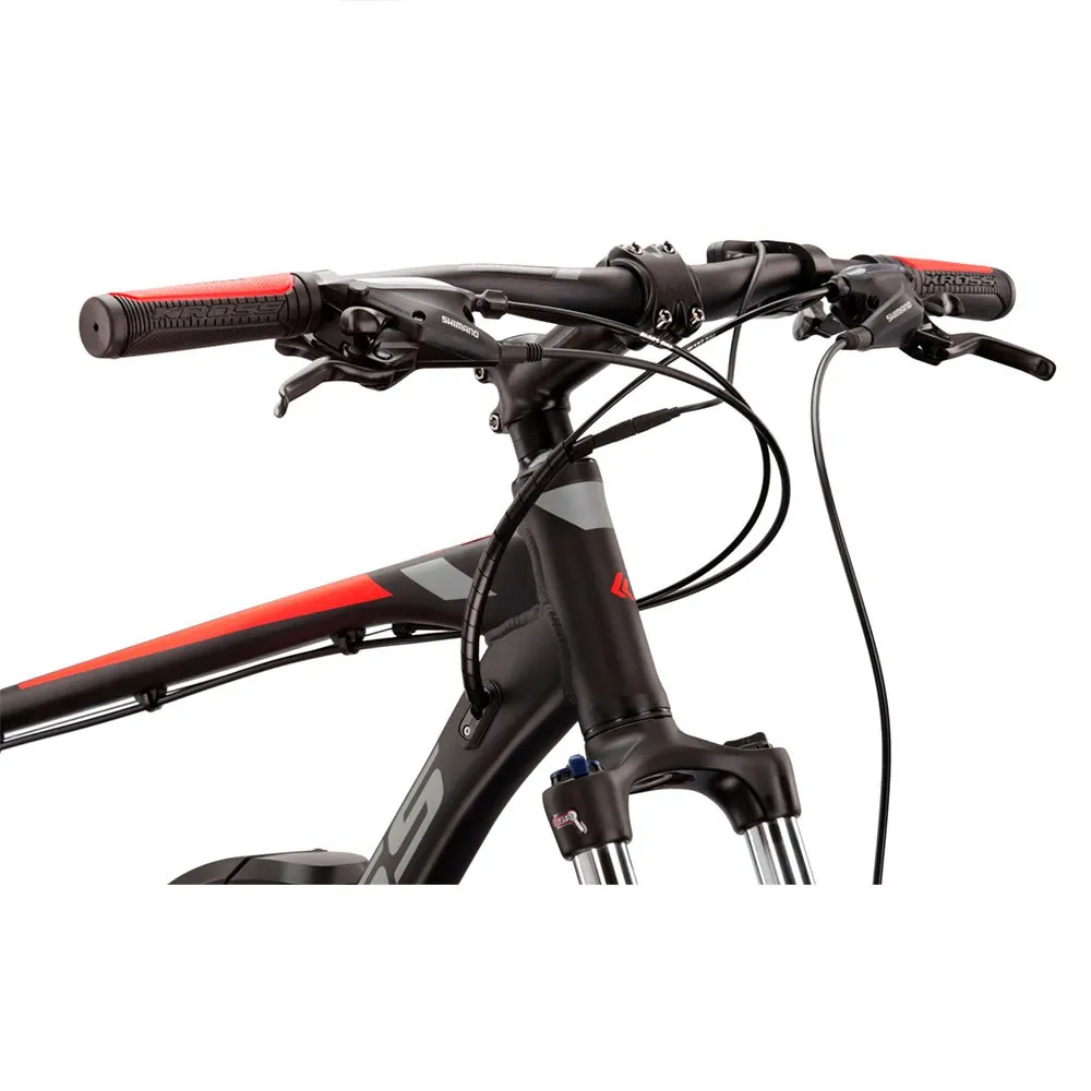 Kross Hexagon Boost 1.0 29´´ Elektrisk Terrengsykkel, Matt black, S, 522Wh, Elsykkel