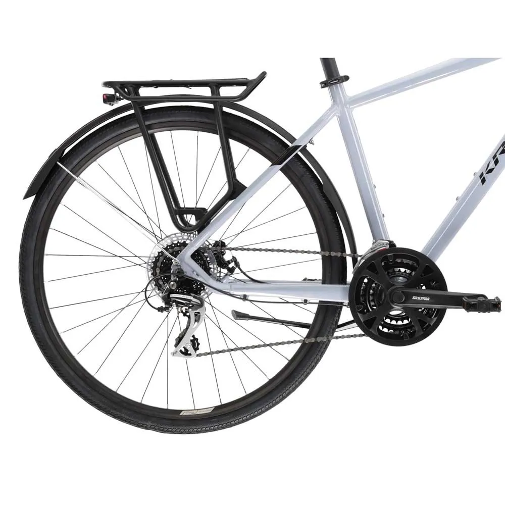Kross Trans 3.0 700 Acera M360 2023 Sykkel, Grey, M Kross Trans 3.0 700 Acera M360 2023 Sykkel, Grey, M
