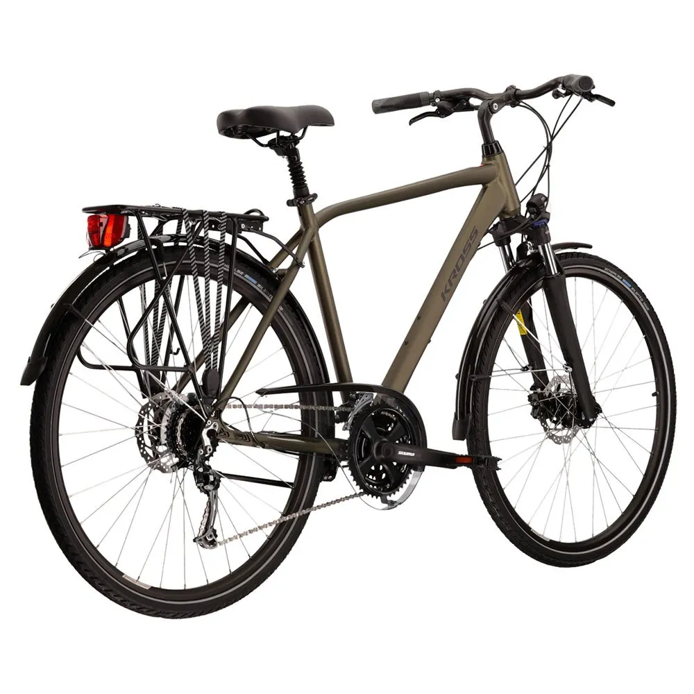 Kross Trans 5.0 Sykkel, Khaki, M, Bysykkel