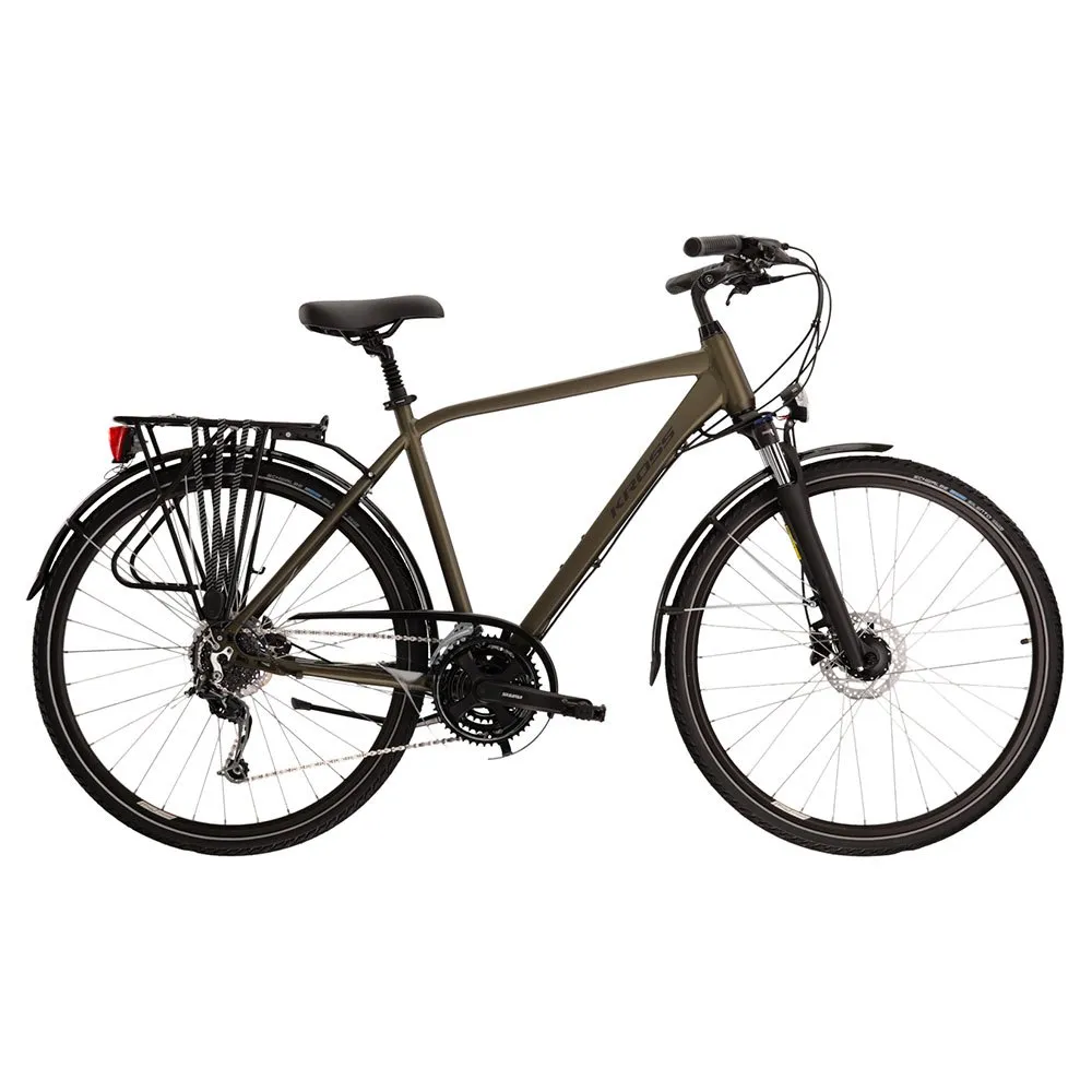 Kross Trans 5.0 Sykkel, Khaki, M, Bysykkel