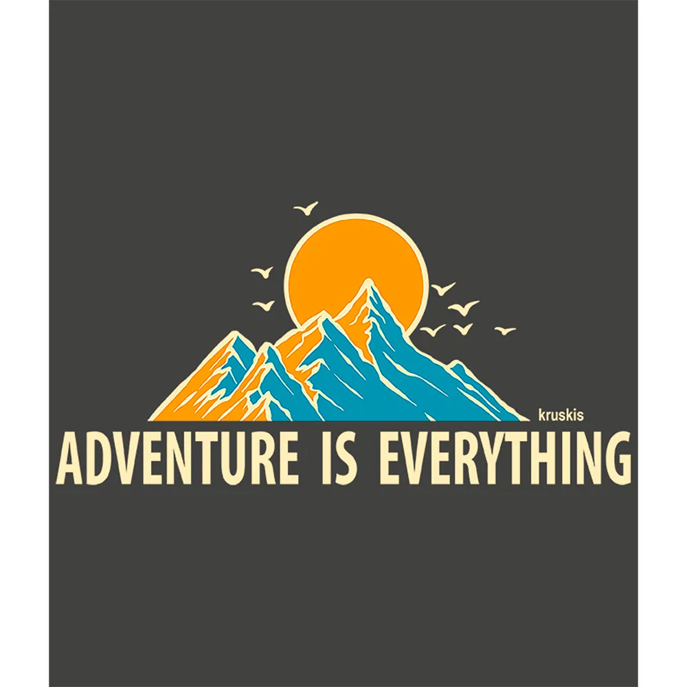 Kruskis Adventure Is Everything Kortarmet T-skjorte