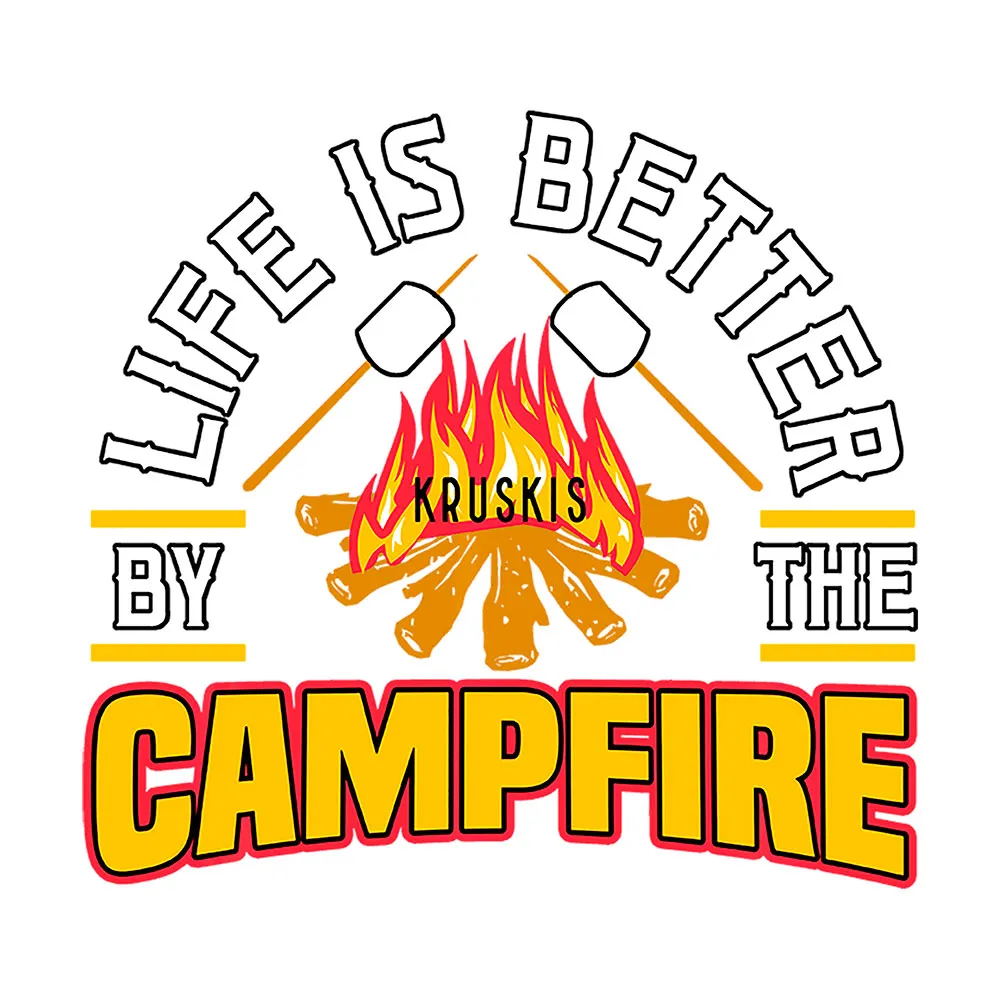 Kruskis Better By The Campfire Eco Kortarmet T-skjorte