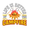 Kruskis Better By The Campfire Eco Kortarmet T-skjorte