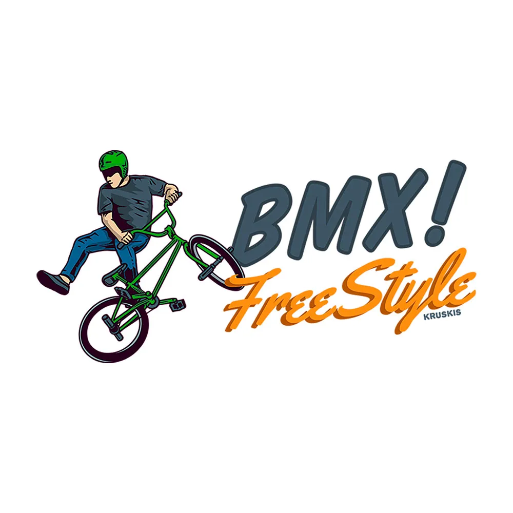 Kruskis Bmx Freestyle Kortarmet T-skjorte