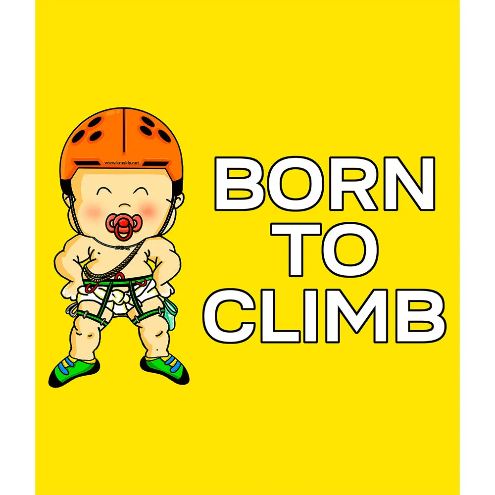 Kruskis Born To Climb Kortarmet T-skjorte