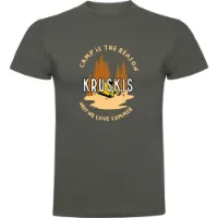 Kruskis Camp Is The Reason Kortarmet T-skjorte