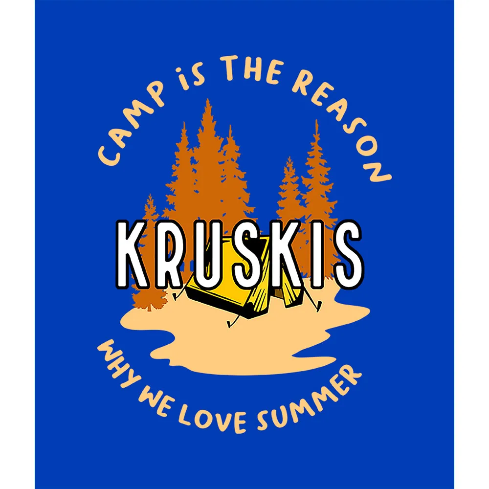 Kruskis Camp Is The Reason Kortarmet T-skjorte