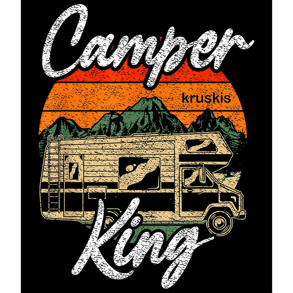 Kruskis Camper King Kortarmet T-skjorte