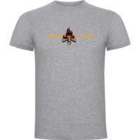 Kruskis Campfire Is Calling Kortarmet T-skjorte