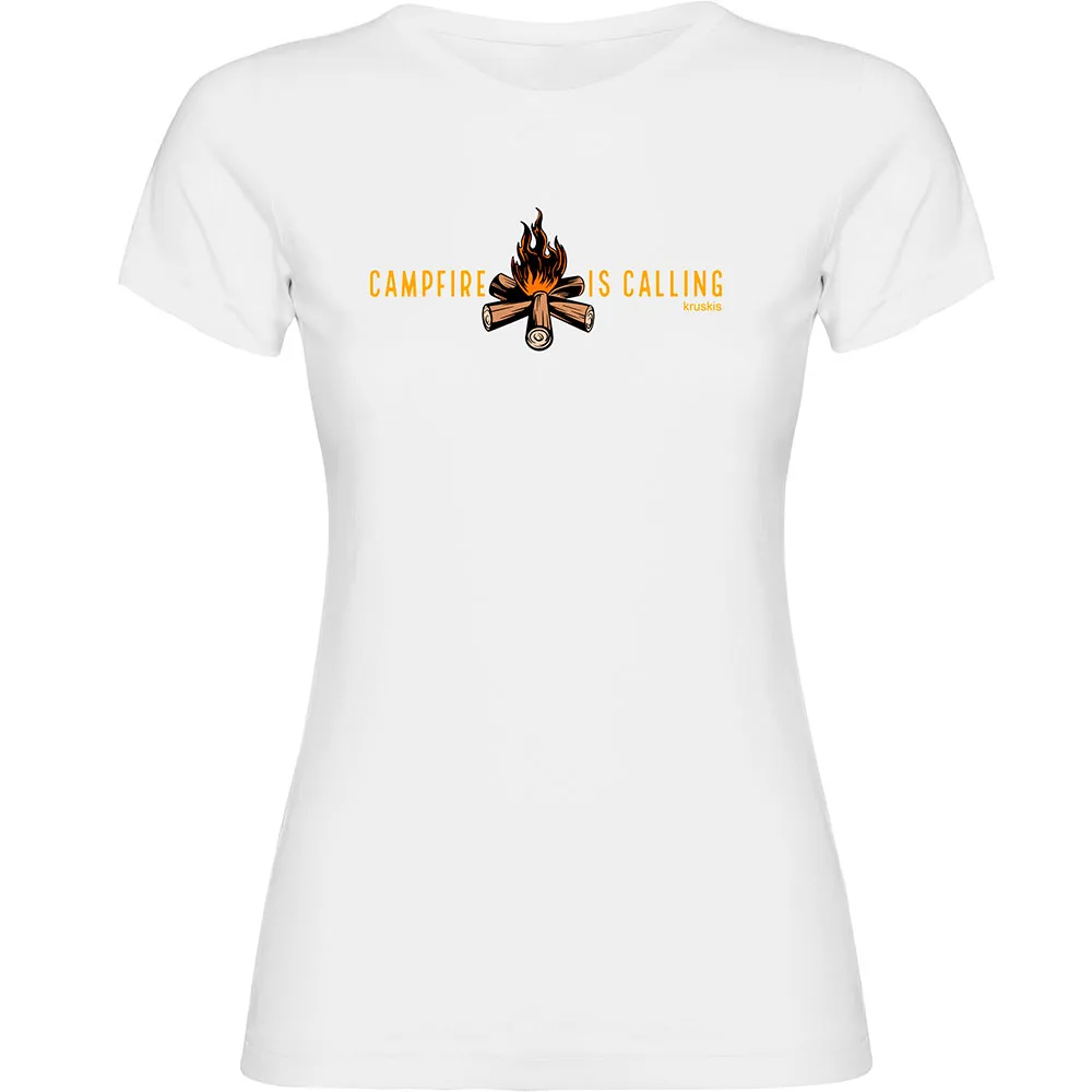 Kruskis Campfire Is Calling Kortarmet T-skjorte